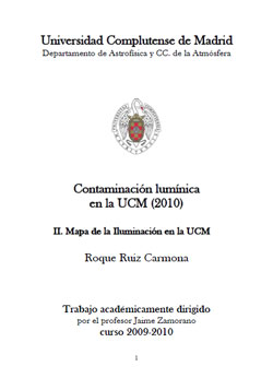 Documento de Mapa de Contaminación Lumínica