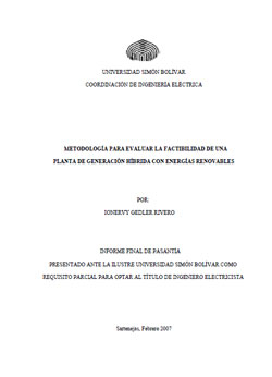 Documento de Metodologia Vabilidad Planta Generacion Hibrida
