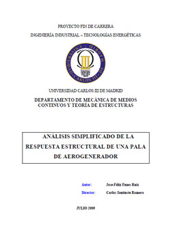 Documento de Respuesta Estructural Pala Aerogenerador